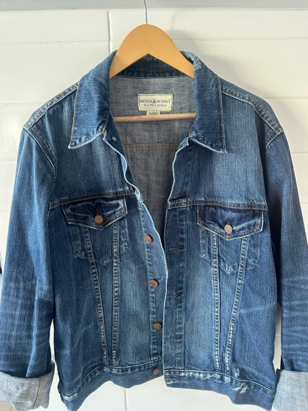 Ralph Lauren Blue Denim Trucker Jacket - Picture 8 of 8